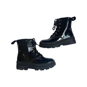 Size 13.5 H&M Kids Warm-Lined Fall Winter Boots Black